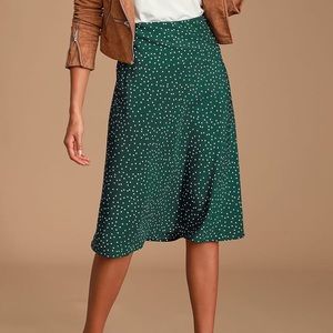 Midi slip skirt